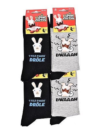 Calzini Pack UOMO LAPINS CRETINS - Confezione da 9