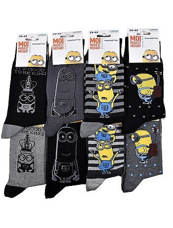 Calzini Pack Uomo LES MINIONS - Confezione da 9