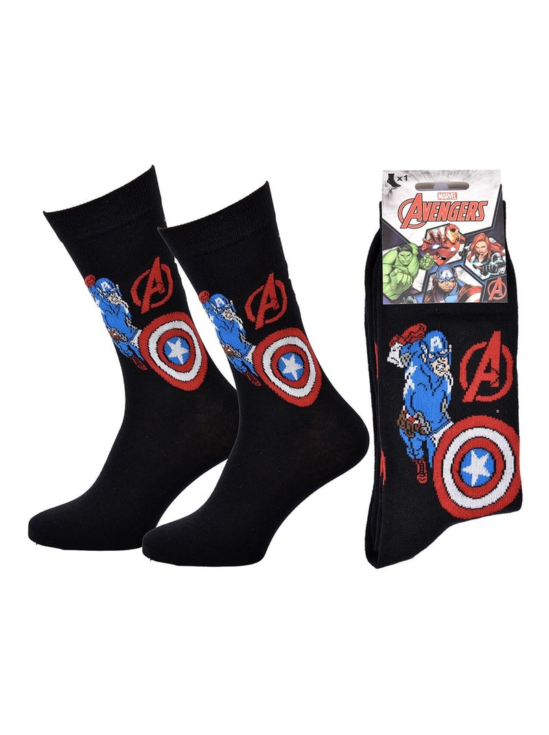 Calzini Pack Uomo MARVEL AVENGERS Nero Rosso Blu - Kiabi