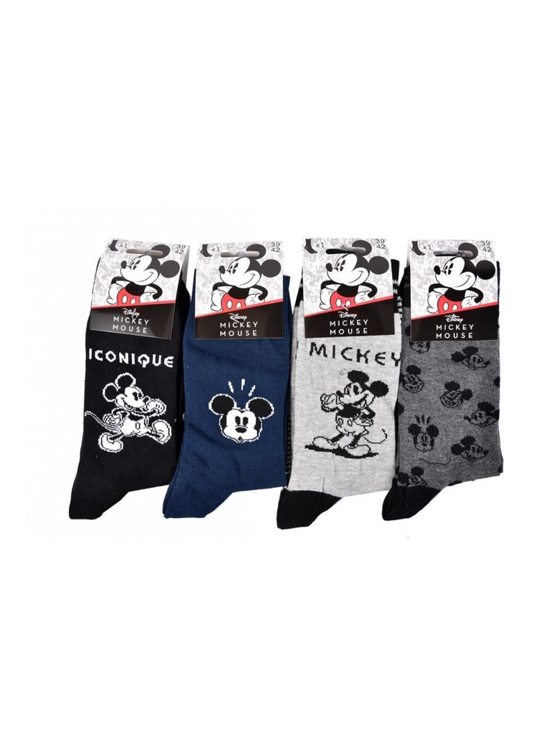 Calzini Pack UOMO MICKEY - Confezione da 9 Blu grigio chiaro Nero - Kiabi