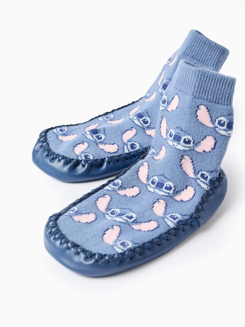 Calzini-pantofole con motivo stitch Blu chiaro - Kiabi