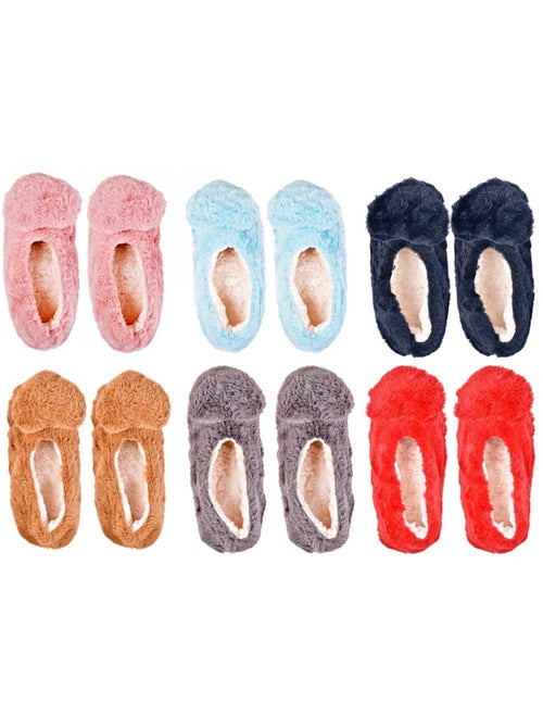 Calzini Pantofole Donna Termici Antiscivolo - Confezione da 3 - Kiabi Calzini Pantofole Donna Termici Antiscivolo - Confezione da 3 - Kiabi