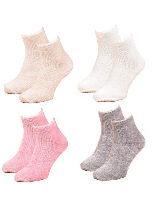 Calzini per Donna Casa Socks Toucher Doux - Confezione da 4 - Kiabi