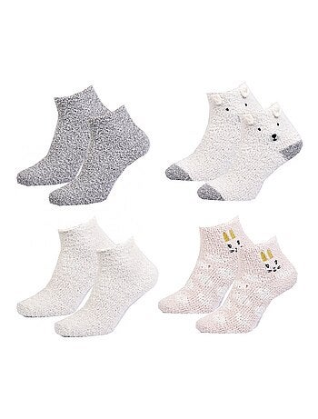 Calzini per Donna Casa Socks Toucher Doux - Confezione da 4