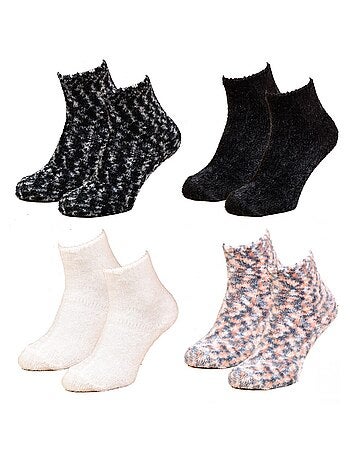 Calzini per Donna Casa Socks Toucher Doux - Confezione da 4