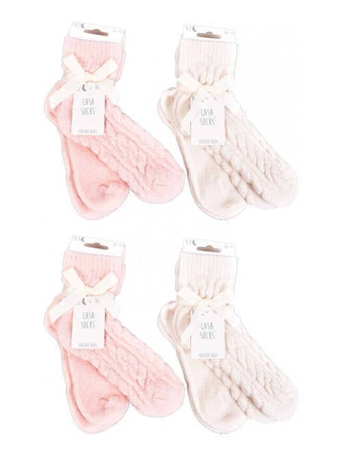 Calzini per Donna Casa Socks Toucher Doux - Confezione da 8 - Kiabi