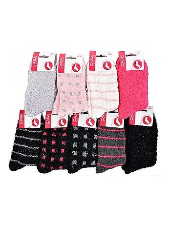 Calzini per Donna Casa Socks Toucher Doux - Confezione da 9