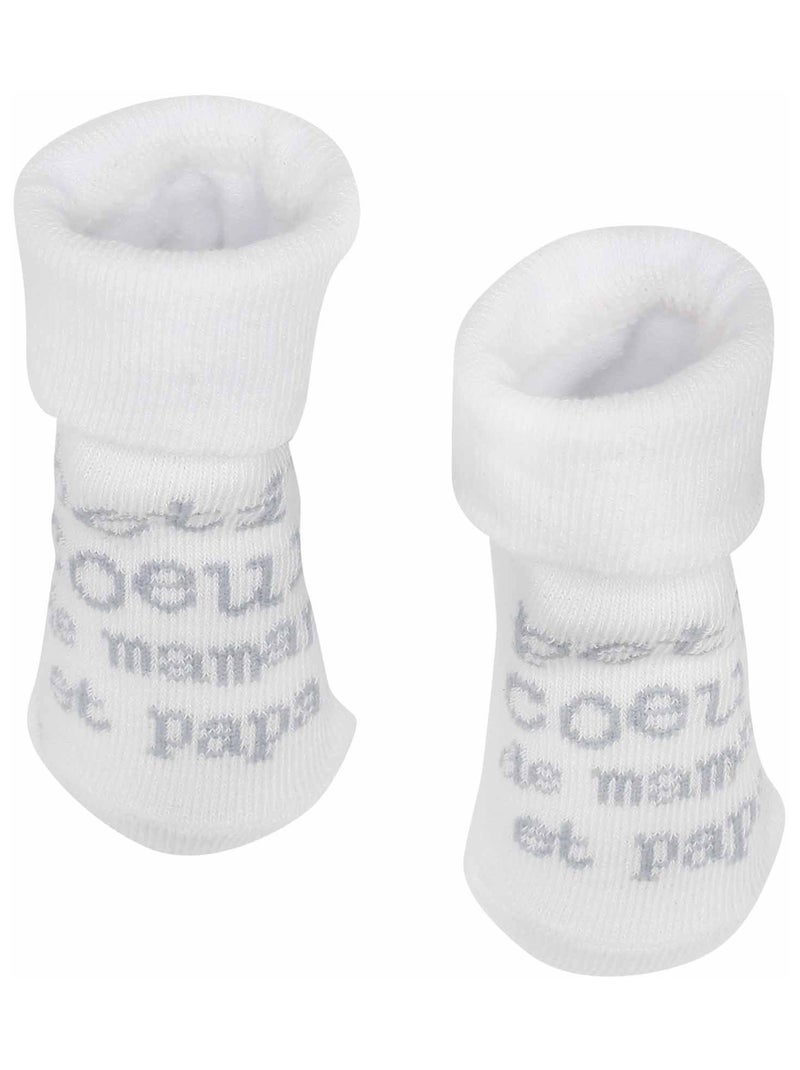 Calzini per neonato - piccolo cuore Bianco - Kiabi