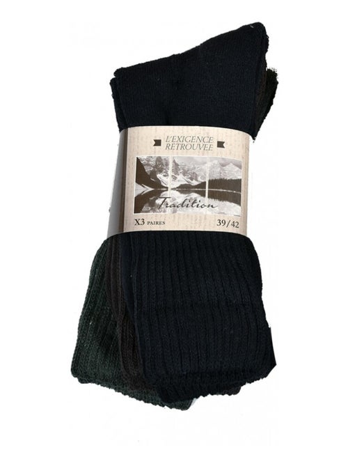 Calzini per Uomo Mi Stagione Calore e Comfort - Confezione da 3 - Kiabi