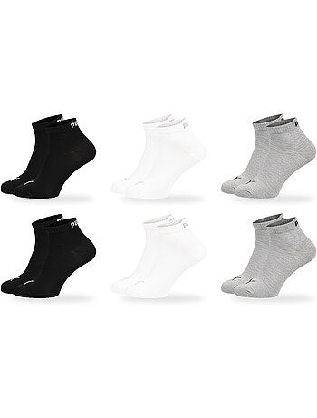 Calzini puma mixte quarter confezione 6 paia - cotone morbido