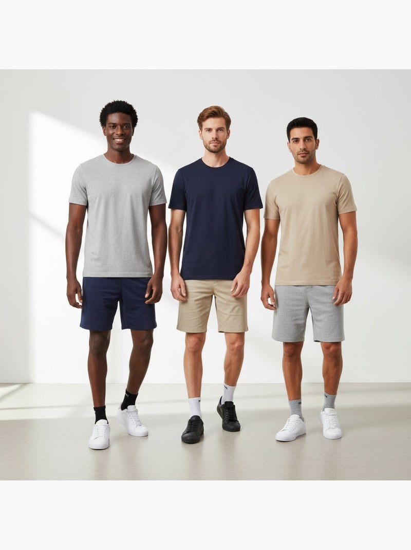 Calzini puma mixte quarter confezione 6 paia - cotone morbido Bianco Grigio Nero - Kiabi