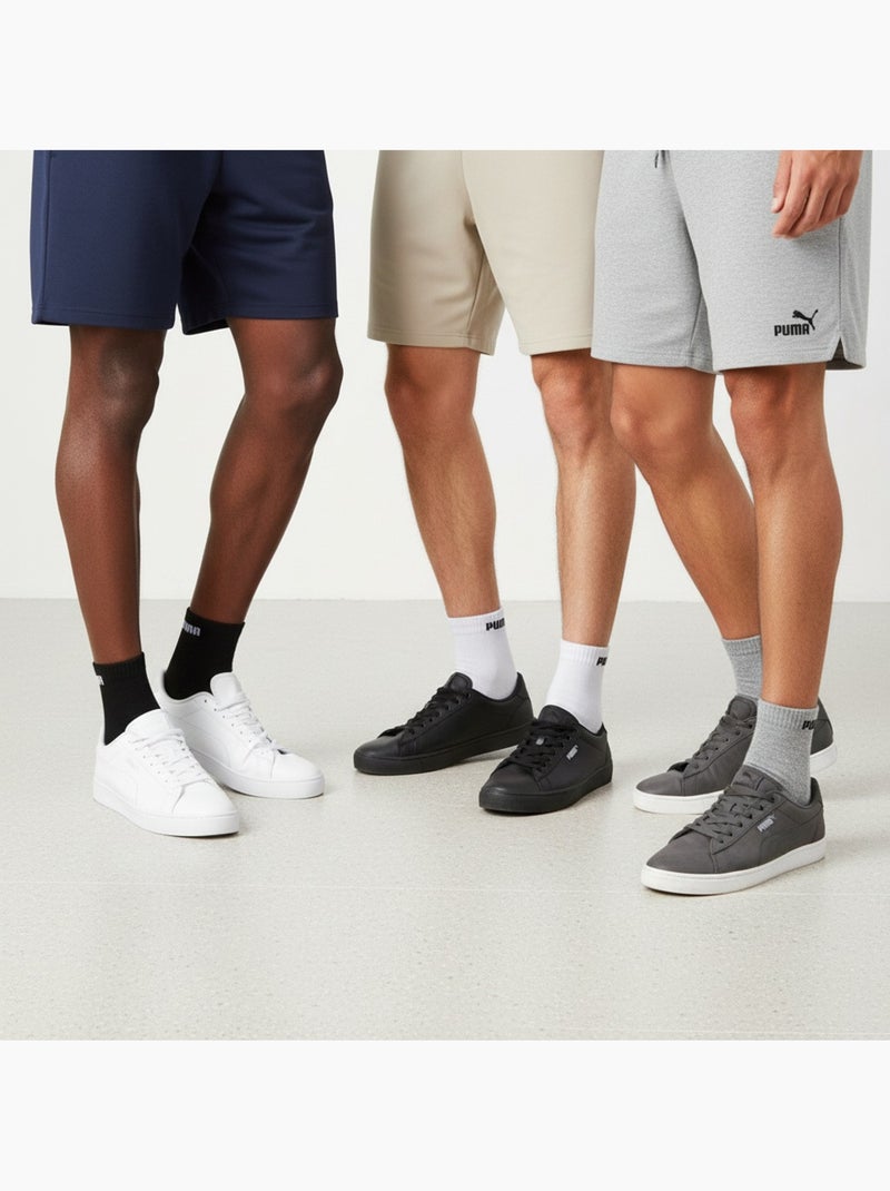 Calzini puma mixte quarter confezione 6 paia - cotone morbido Bianco Grigio Nero - Kiabi