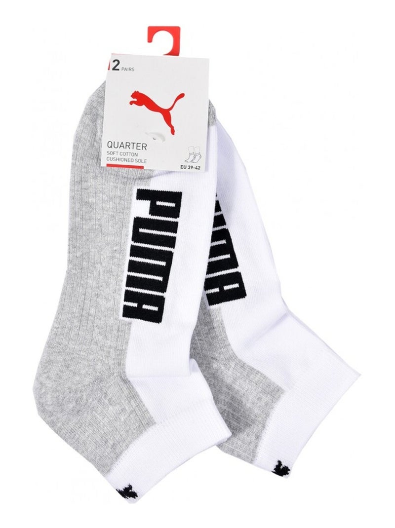Calzini PUMA QUARTER - Confezione da 2 Bianco - Kiabi