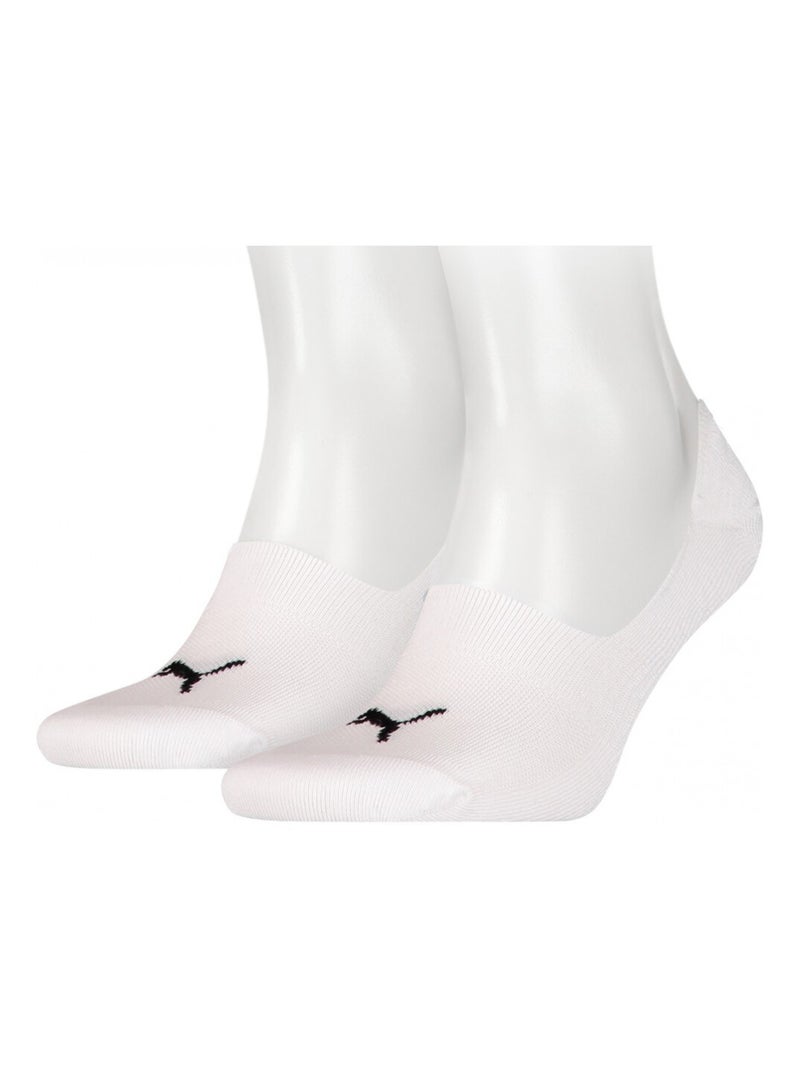 Calzini PUMA Socquettes FOOTIES - Confezione da 2 Bianco - Kiabi