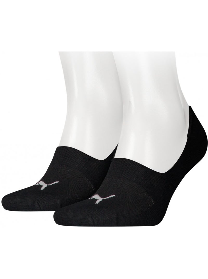 Calzini PUMA Socquettes FOOTIES - Confezione da 4 Nero Bianco - Kiabi