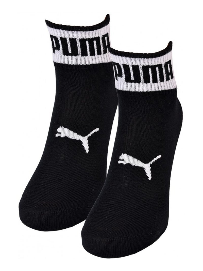 Calzini QUARTER PUMA - Confezione da 6 Nero Bianco Grigio - Kiabi