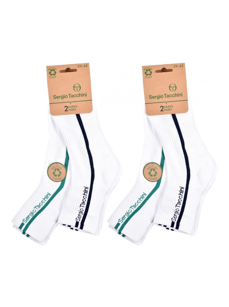 Calzini QUARTER SERGIO TACCHINI Confezione da 4 Paia Multicolore - Kiabi