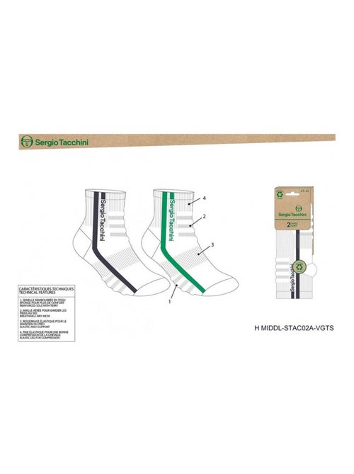 Calzini QUARTER SERGIO TACCHINI Confezione da 4 Paia - Kiabi