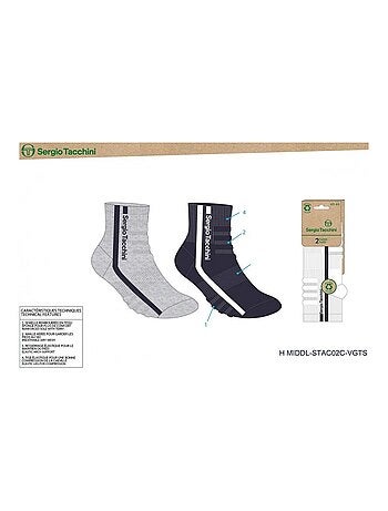 Calzini QUARTER SERGIO TACCHINI Confezione da 4 Paia