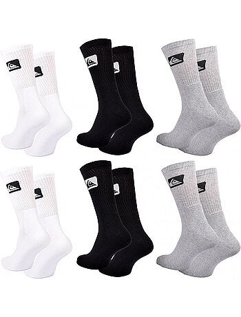 Calzini QUIKSILVER CUSHIONED CREW - Confezione da 6