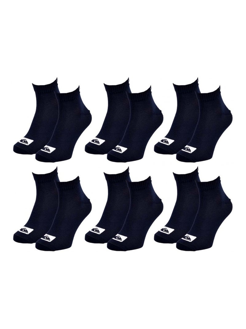 Calzini QUIKSILVER QUARTER - Confezione da 6 Nero - Kiabi