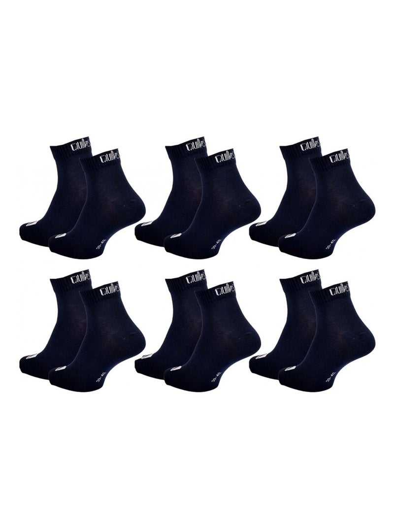 Calzini QUIKSILVER QUARTER - Confezione da 6 Nero - Kiabi