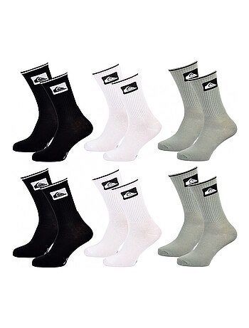 Calzini QUIKSILVER REGULAR CREW - Confezione da 6