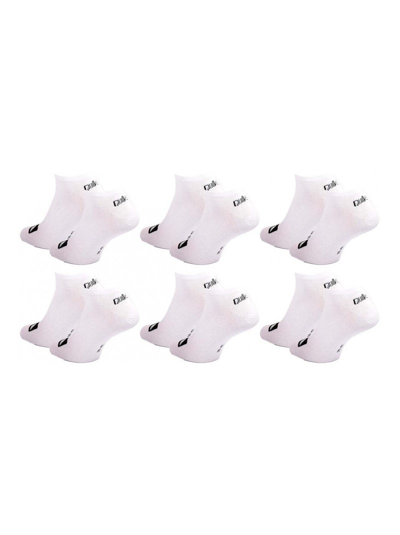 Calzini QUIKSILVER SNEAKER - Confezione da 6 Bianco - Kiabi