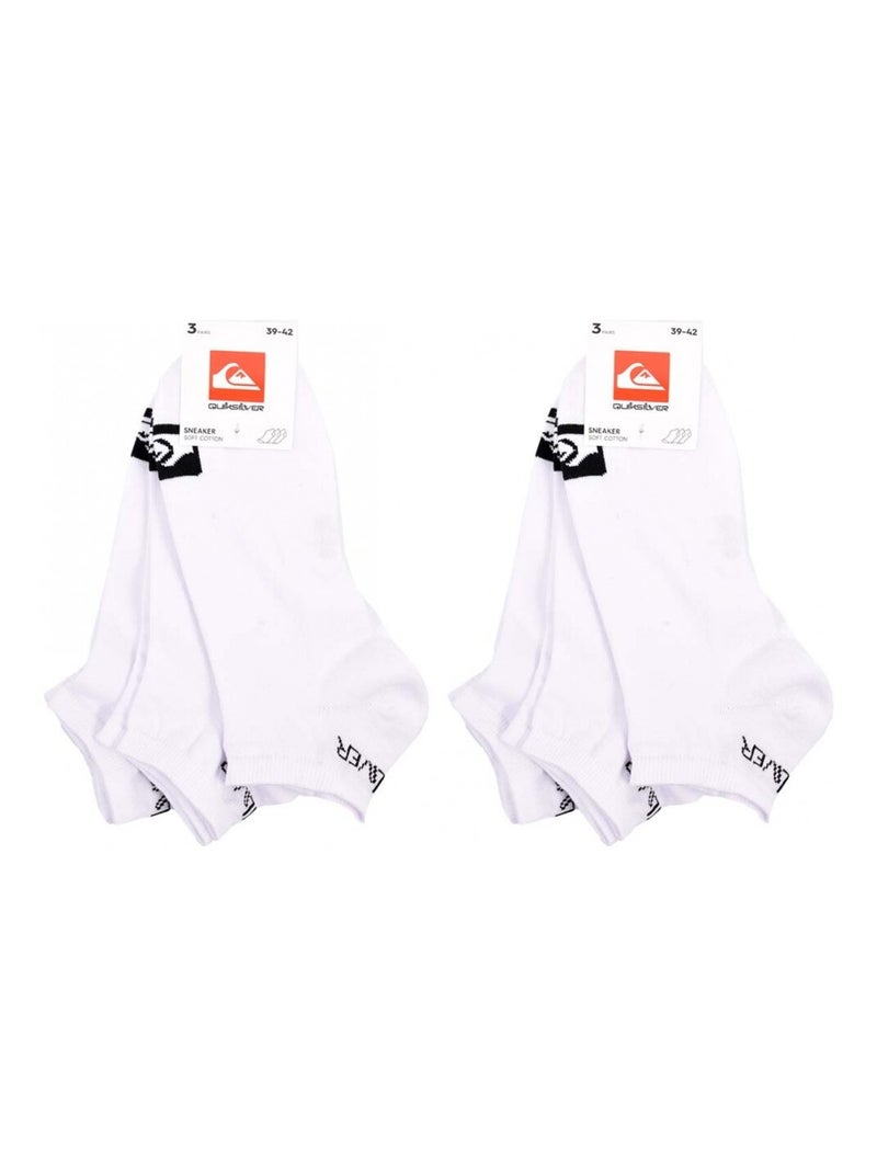 Calzini QUIKSILVER SNEAKER - Confezione da 6 Bianco - Kiabi
