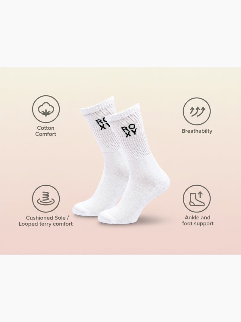 Calzini ROXY Donna Crew – Pack 6 Paia Bianco - Kiabi