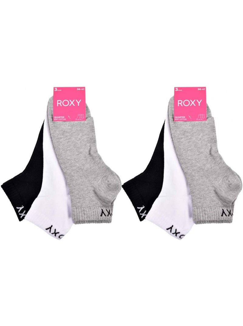 Calzini ROXY QUARTER - Confezione da 6 Multicolore - Kiabi