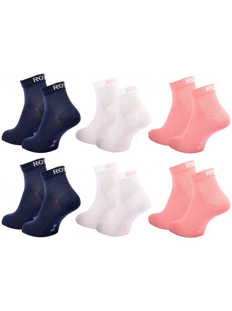 Calzini ROXY QUARTER - Confezione da 6 Multicolore - Kiabi