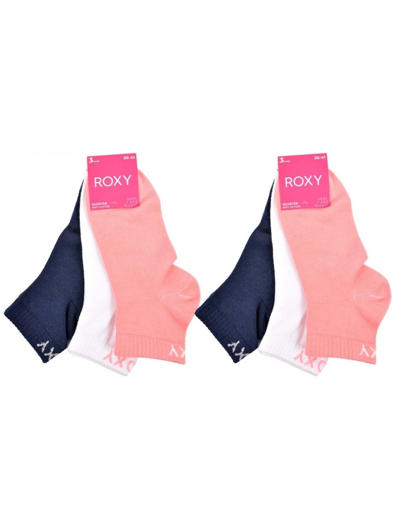 Calzini ROXY QUARTER - Confezione da 6 Multicolore - Kiabi