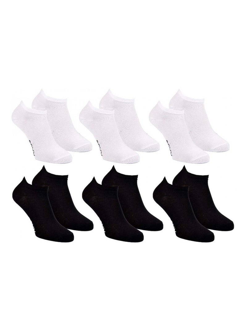 Calzini ROXY SNEAKER - Confezione da 6 Bianco Nero - Kiabi