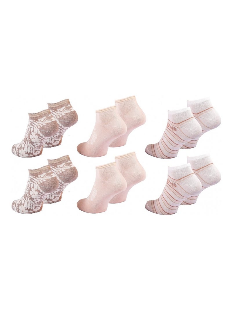Calzini ROXY SNEAKER - Confezione da 6 Multicolore - Kiabi