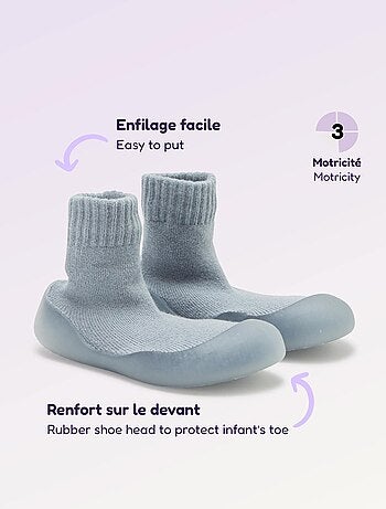 Calzini-scarpe per motricità 3 'Primi passi' - Kitchoun