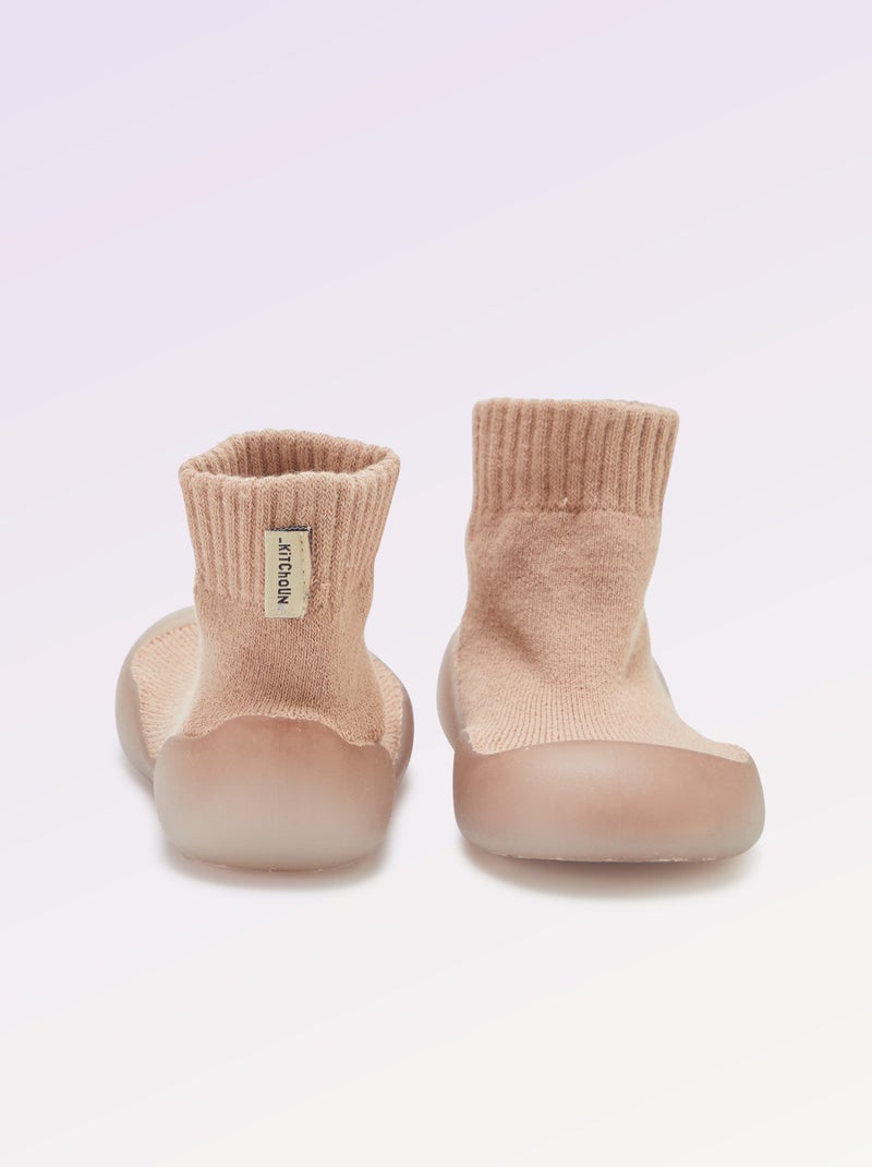 Calzini-scarpe per motricità 3 'Primi passi' - Kitchoun Rosa - Kiabi