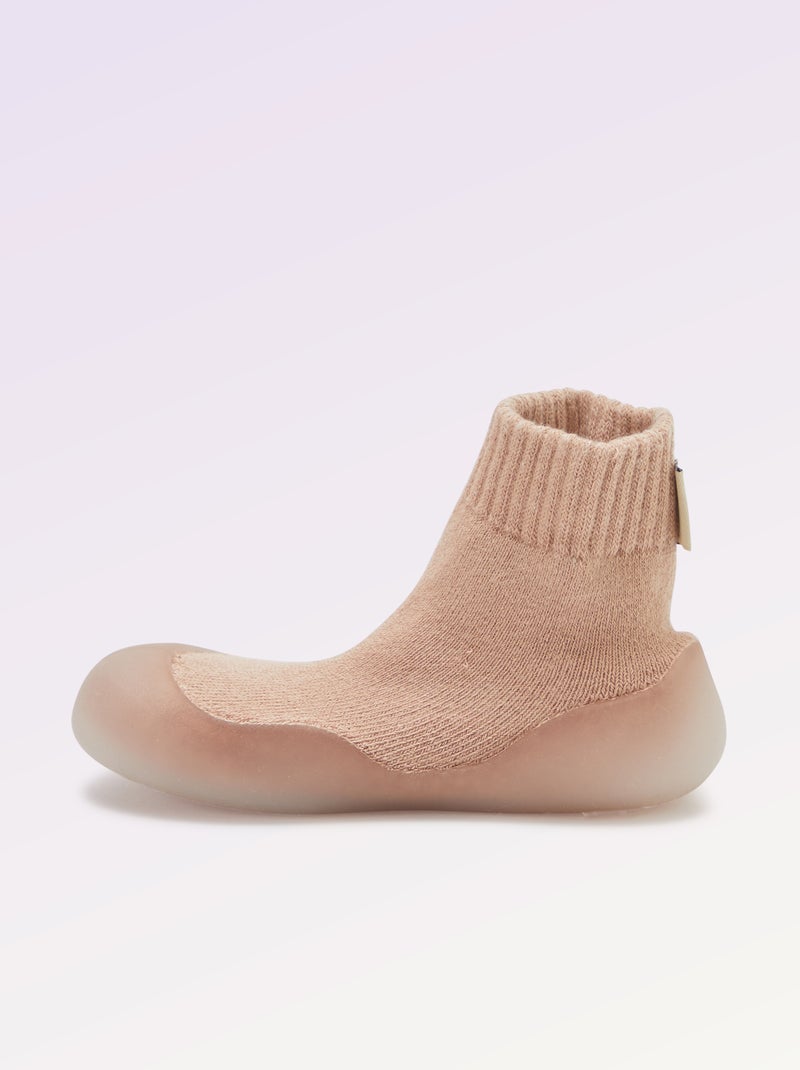 Calzini-scarpe per motricità 3 'Primi passi' - Kitchoun Rosa - Kiabi
