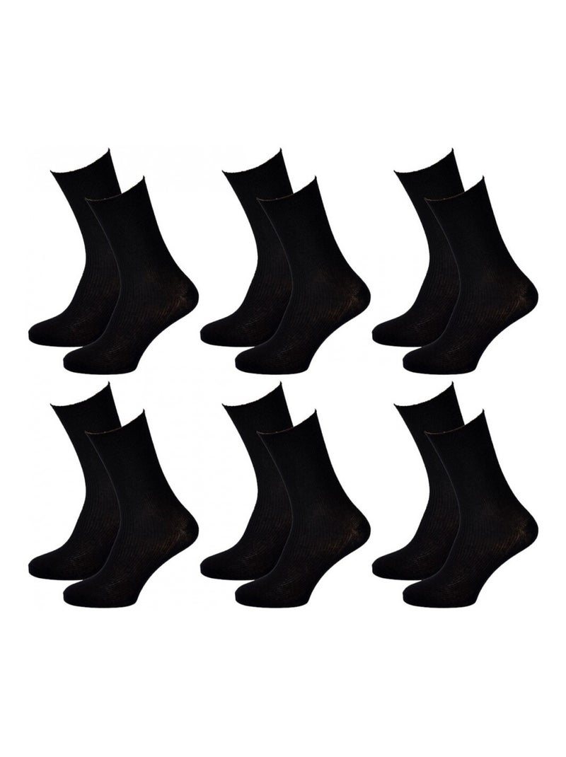 Calzini senza elastico donna Speciale Gambe Sensibili - Confezione da 12 Nero Grigio antracite Blu - Kiabi