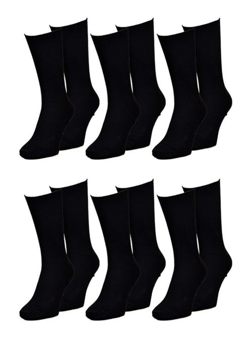 Calzini senza elastico uomo Gambe sensibili - Confezione da 6 - Kiabi Calzini senza elastico uomo Gambe sensibili - Confezione da 6 - Kiabi