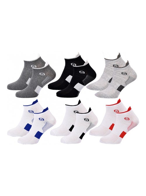 Calzini Sergio Tacchini - Confezione da 6 - Kiabi Calzini Sergio Tacchini - Confezione da 6 - Kiabi