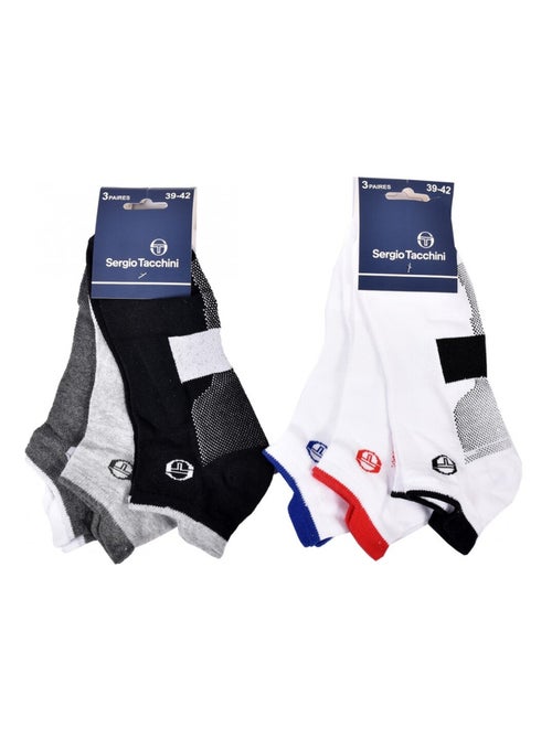 Calzini Sergio Tacchini - Confezione da 6 - Kiabi Calzini Sergio Tacchini - Confezione da 6 - Kiabi
