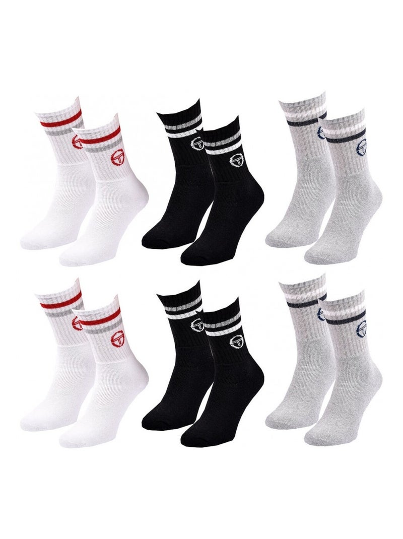 Calzini SERGIO TACCHINI - Confezione da 6 Multicolore - Kiabi