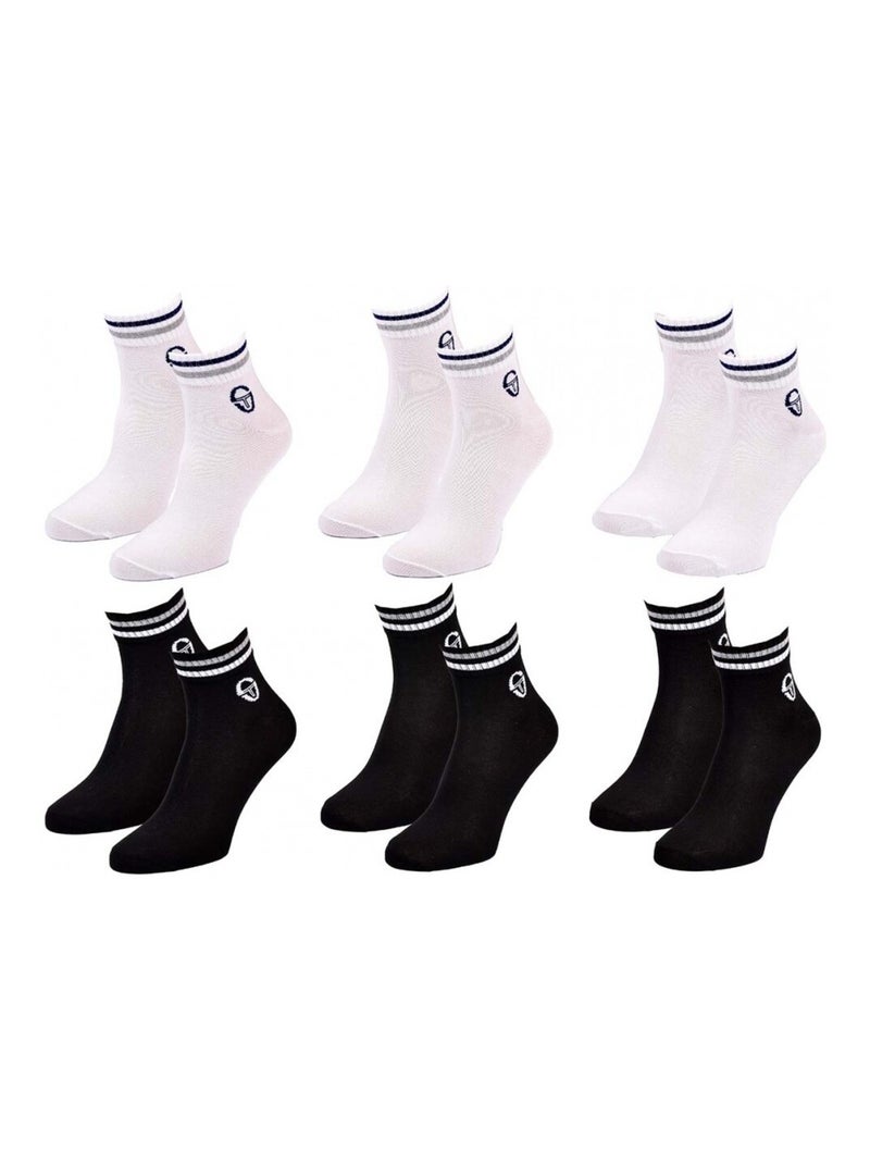 Calzini SERGIO TACCHINI QUARTER - Confezione da 6 Multicolore - Kiabi