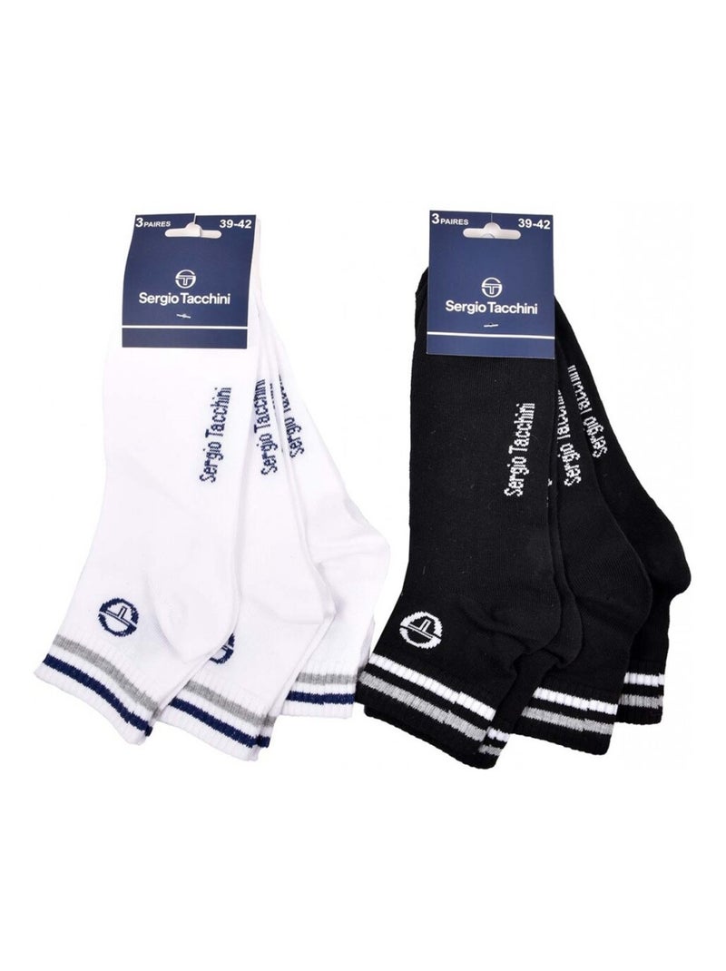 Calzini SERGIO TACCHINI QUARTER - Confezione da 6 Multicolore - Kiabi