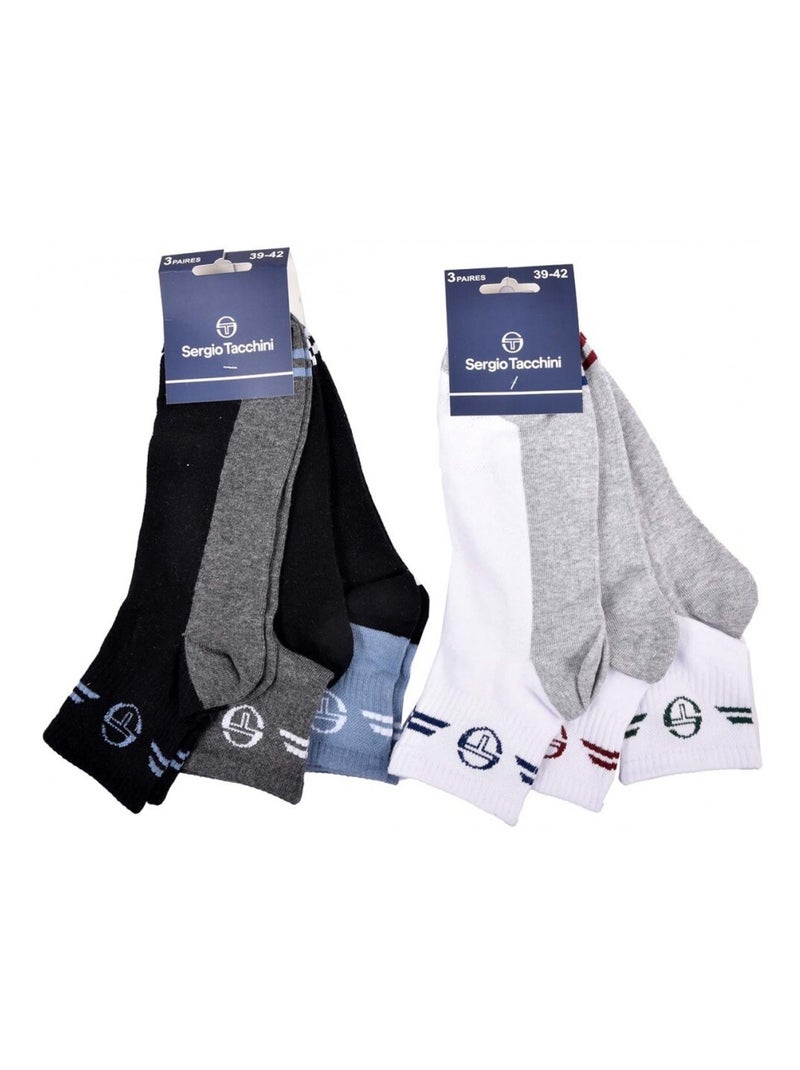 Calzini SERGIO TACCHINI QUARTER - Confezione da 6 Multicolore - Kiabi