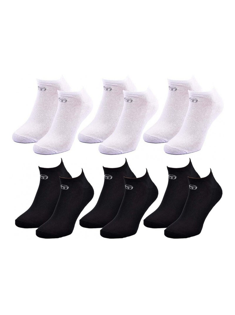 Calzini SERGIO TACCHINI SNEAKER - Confezione da 6 Multicolore - Kiabi