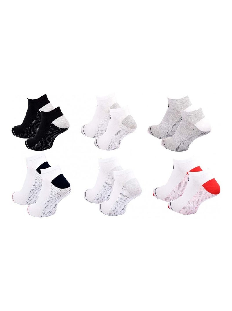 Calzini SERGIO TACCHINI SNEAKER - Confezione da 6 Multicolore - Kiabi