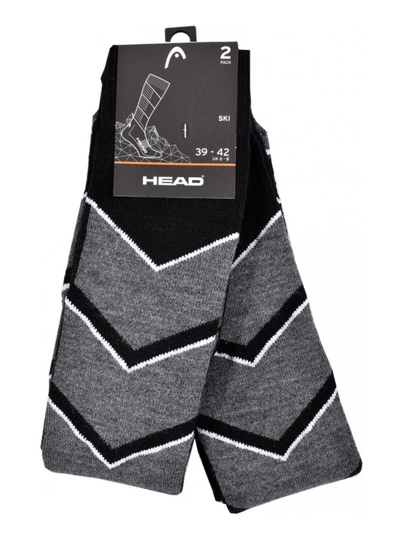 Calzini SKI HEAD PERFORMANCE - Confezione da 2 Nero - Kiabi