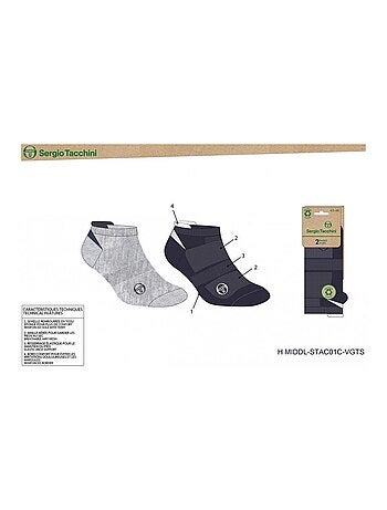Calzini SNEAKER SERGIO TACCHINI Confezione da 4 Paia